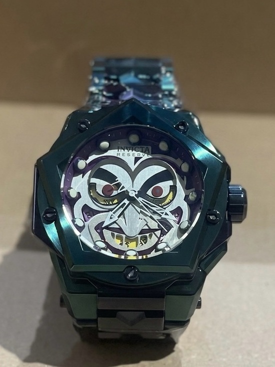 Invicta Other - Invicta Reserve DC Comics Joker Limited Edition| 54mm |Swiss Ronda Z60 Movement